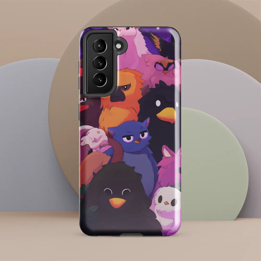 Whimsical Avian Gathering