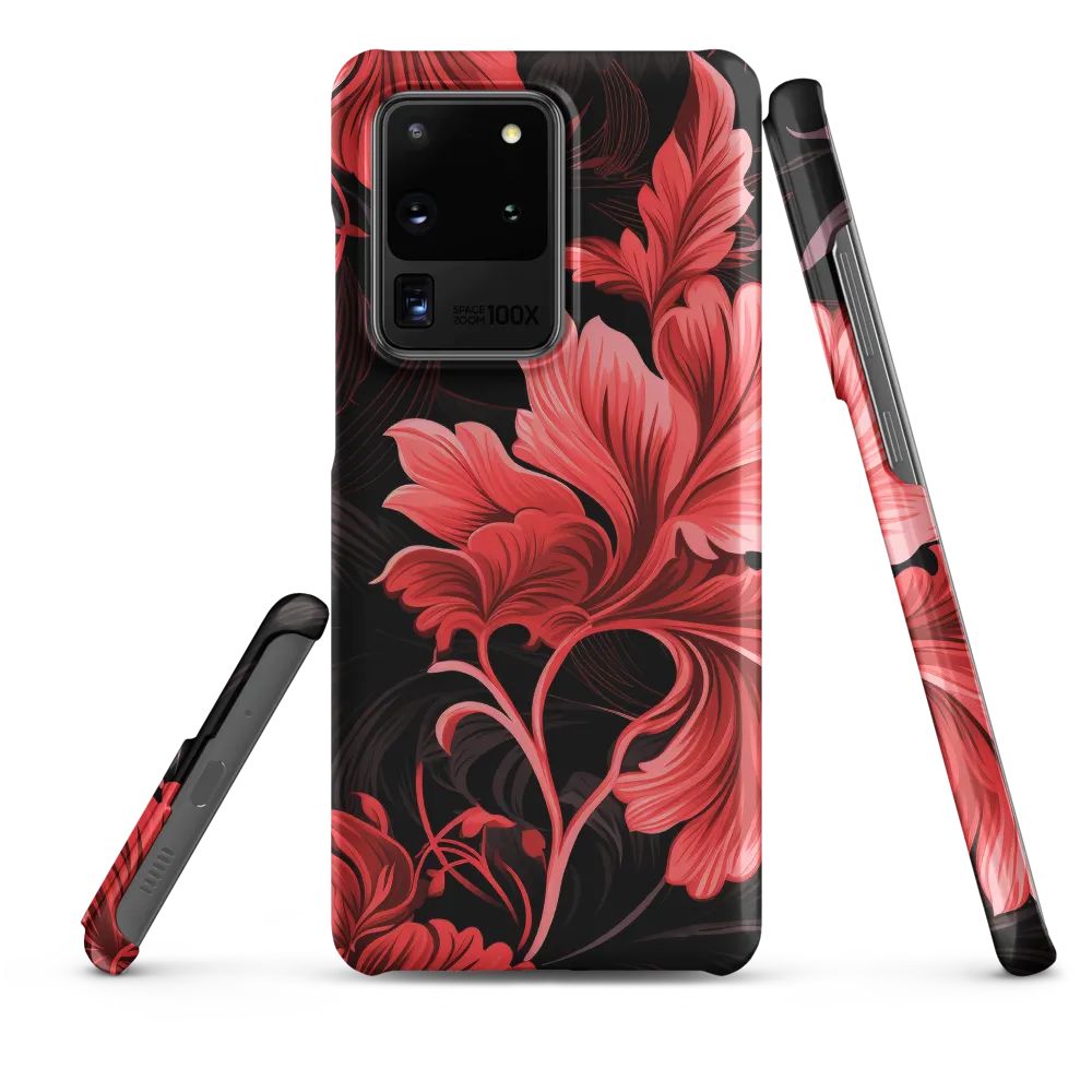 Tropical Elegance in Red