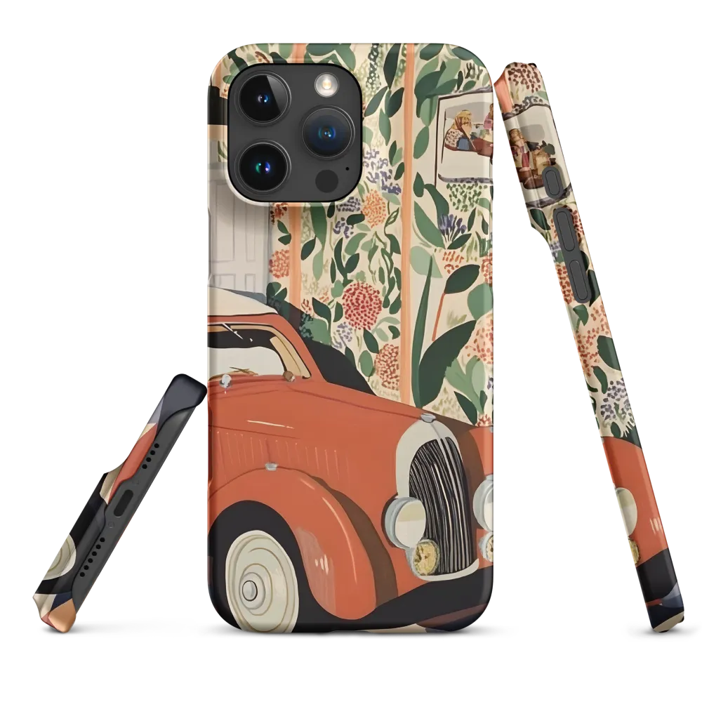 Vintage Charm: A Modern Encounter | Phone Case |  16 Pro Max | Snap Case | Matte
