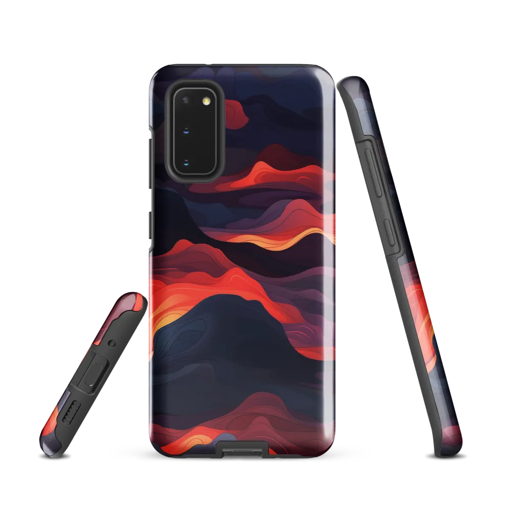 Ethereal Waves of Color | Phone Case |  S20 | Tough Case | Glossy