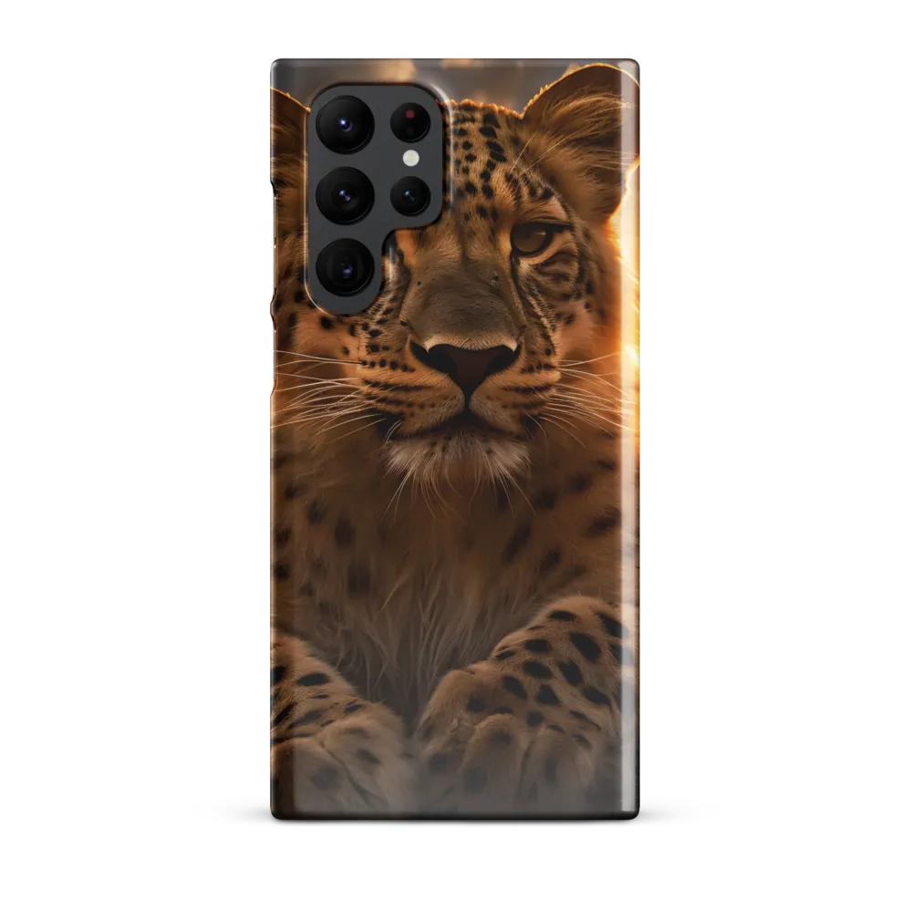 Regal Presence: The Leopard at Sunset