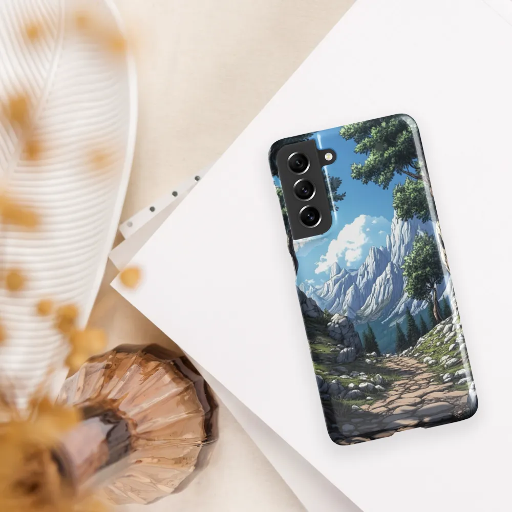 Journey Through Tranquility | Phone Case |  S21 FE | Snap Case | Glossy