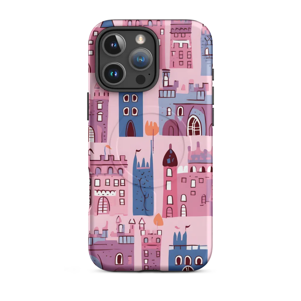 Whimsical Castles: A Playful Tapestry | Phone Case |  16 Pro Max | MagSafe® Tough Case | Matte