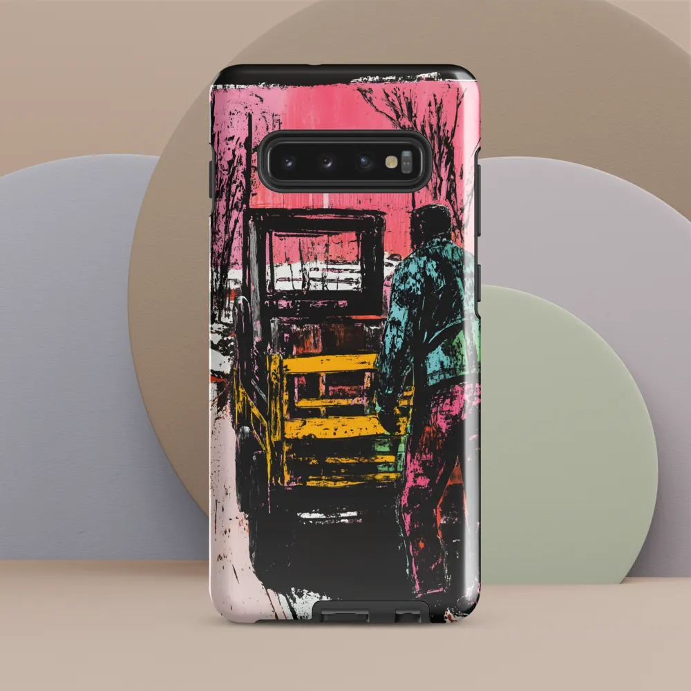 Resilience in Winter's Grip | Phone Case |  S10 Plus | Tough Case | Glossy