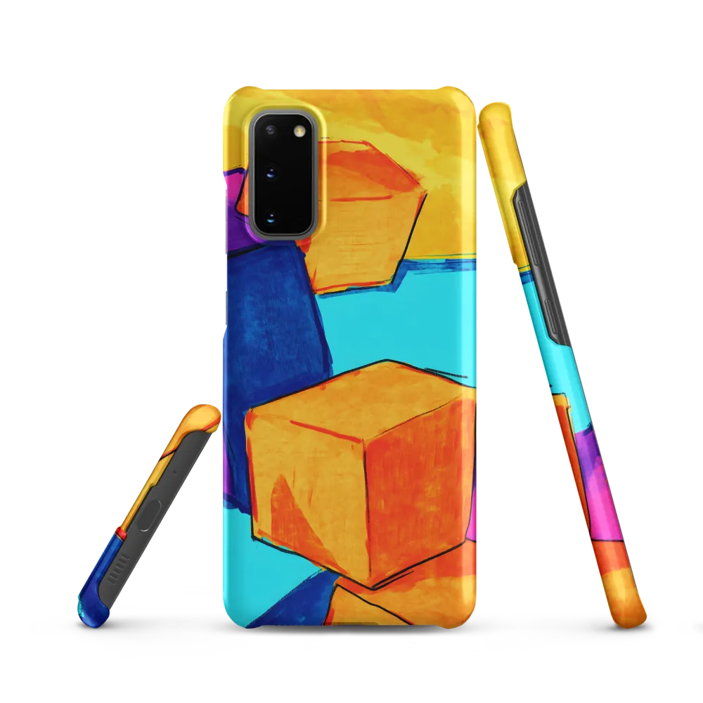 Playful Cubes in Vibrant Harmony
