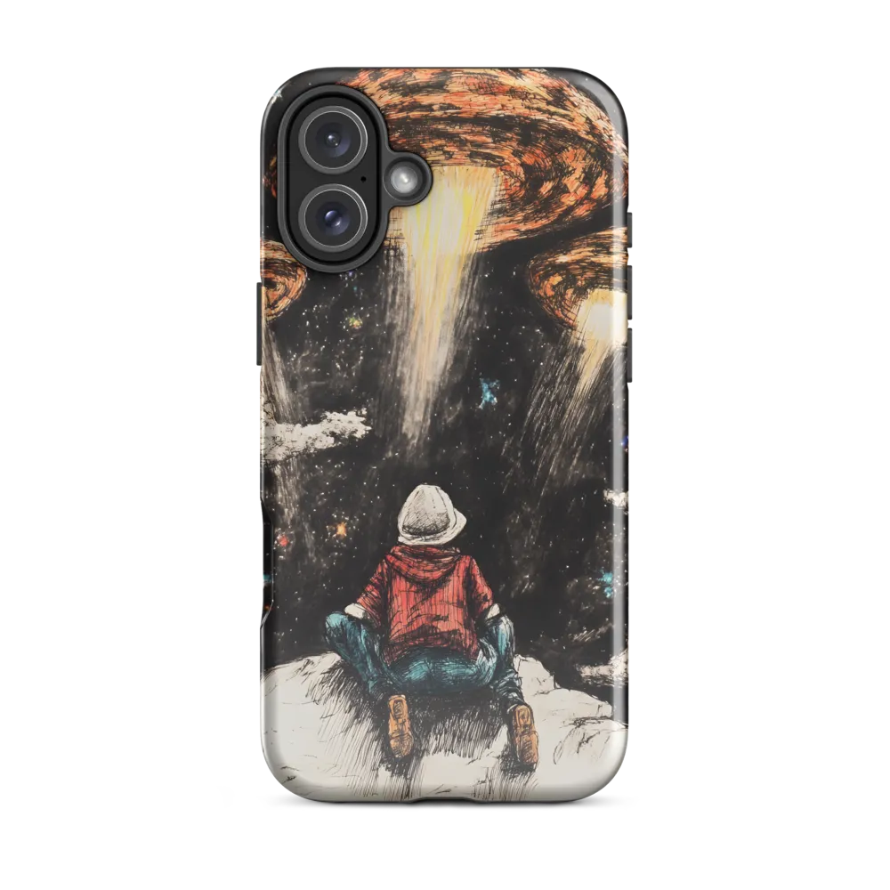 Gazing into the Unknown: A Child's Wonder in Space