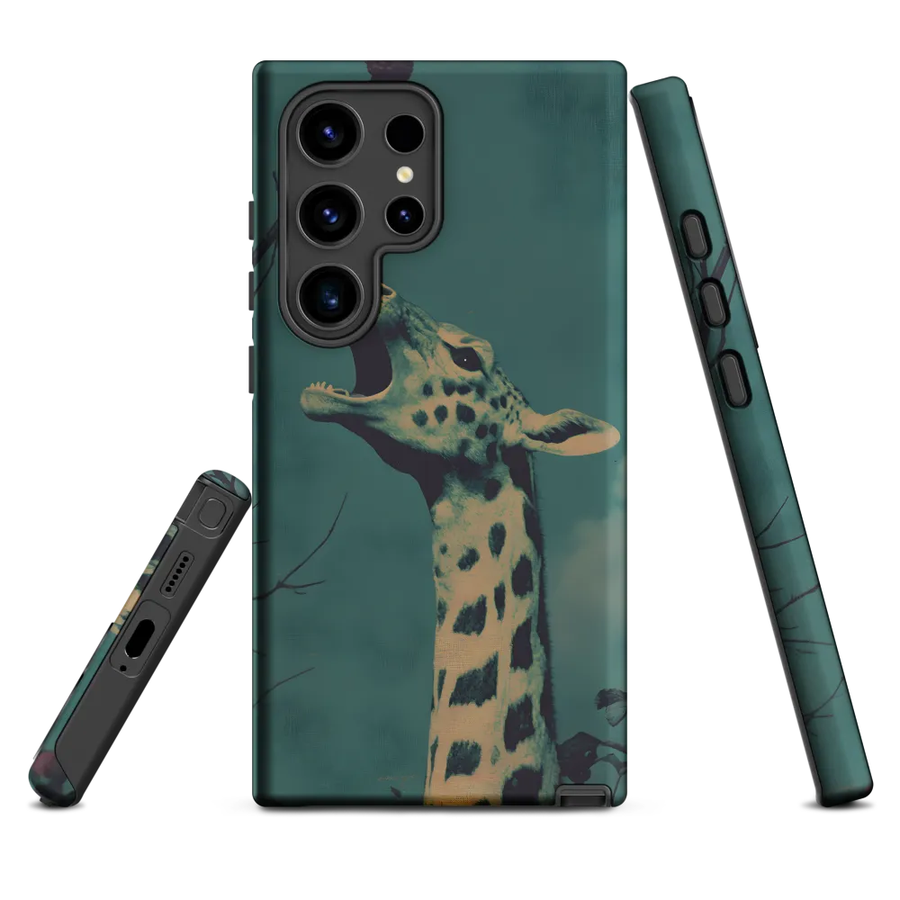 Whispers of the Tall: A Surreal Giraffe Encounter