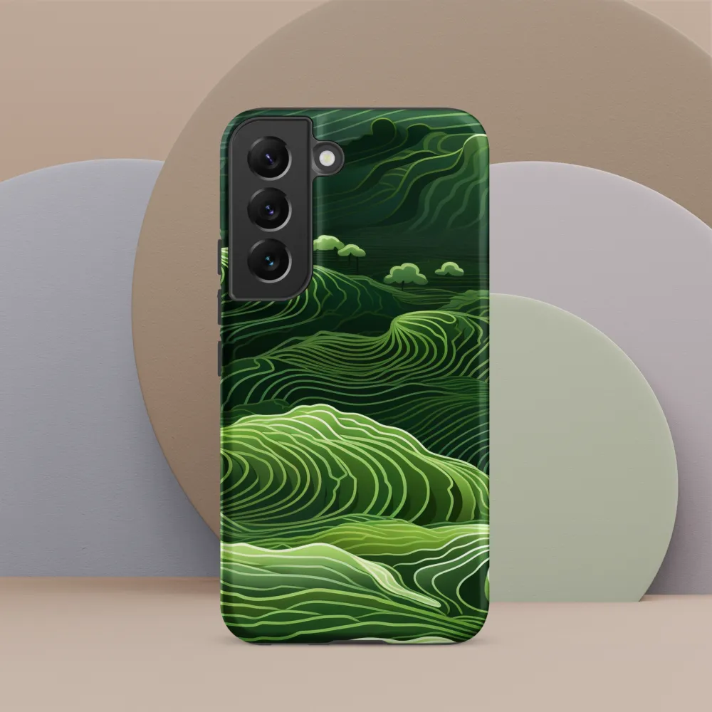 Whispers of Green Hills | Phone Case |  S22 | Tough Case | Matte