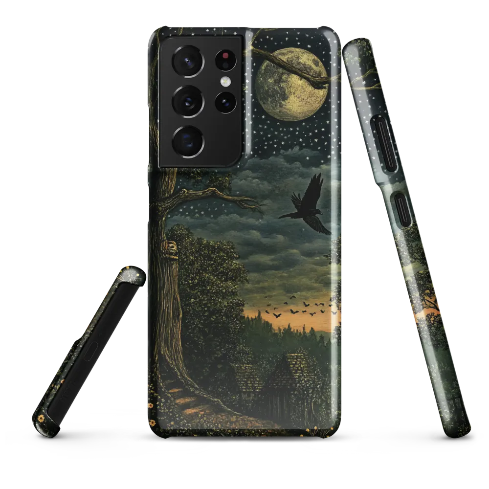 Mystical Nightscape Under the Full Moon | Phone Case |  S21 Ultra | Snap Case | Glossy