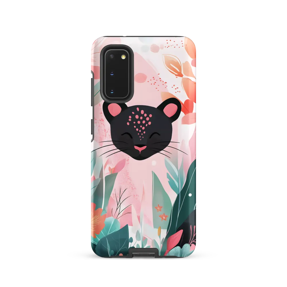 Whimsical Panther in Bloom