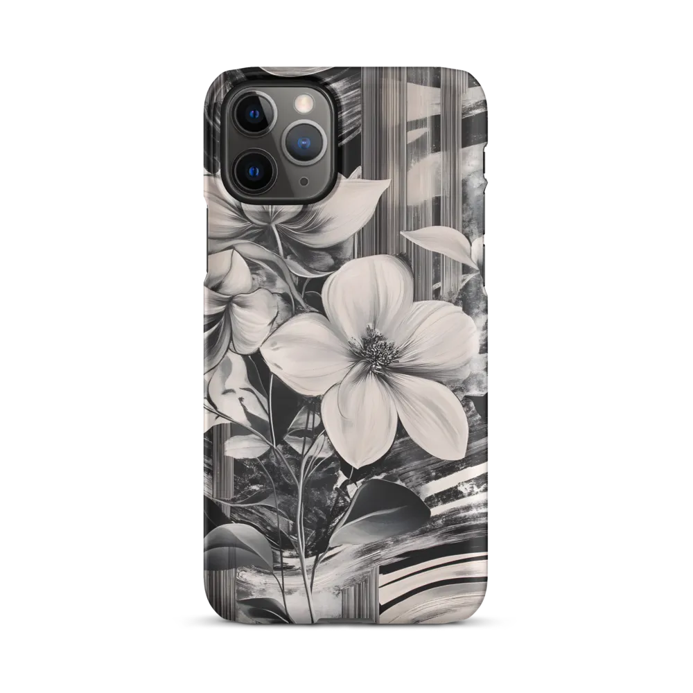 Ethereal Bloom: A Dance of Monochromes