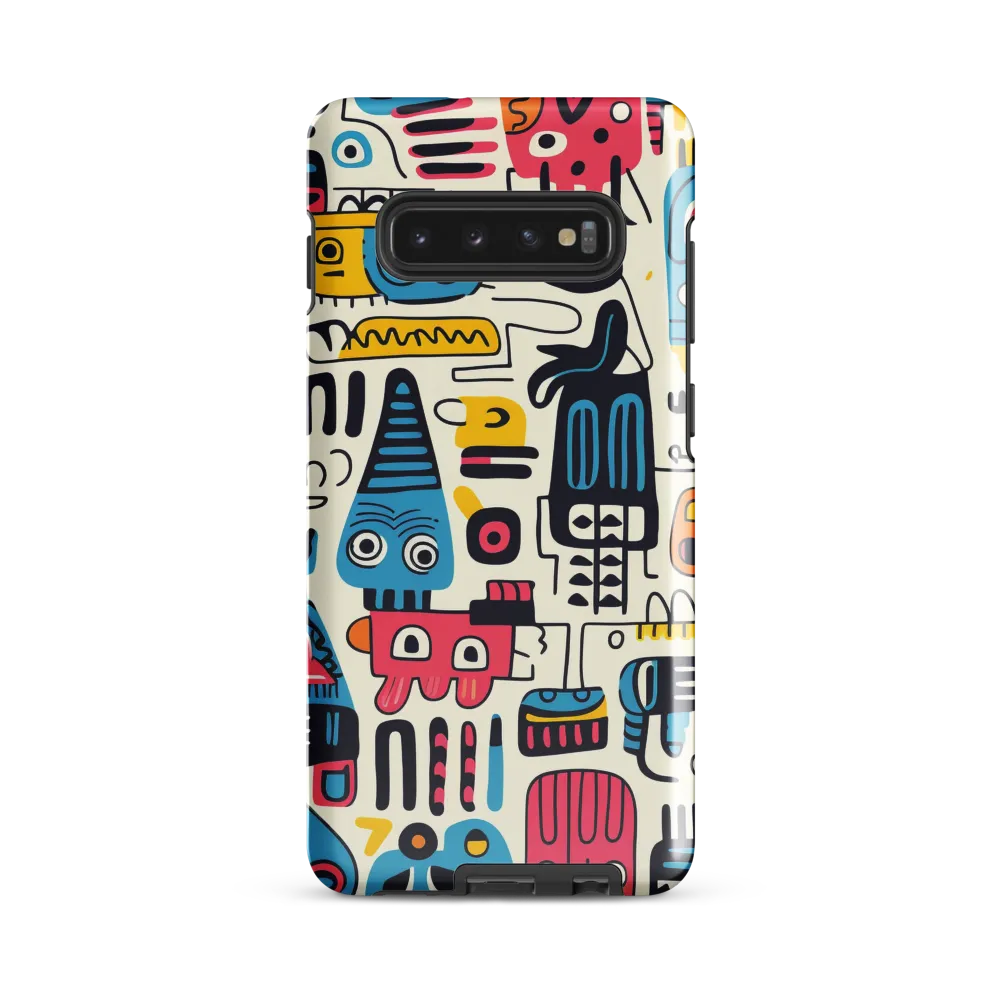 Vibrant Whimsy | Phone Case |  S10 Plus | Tough Case | Glossy