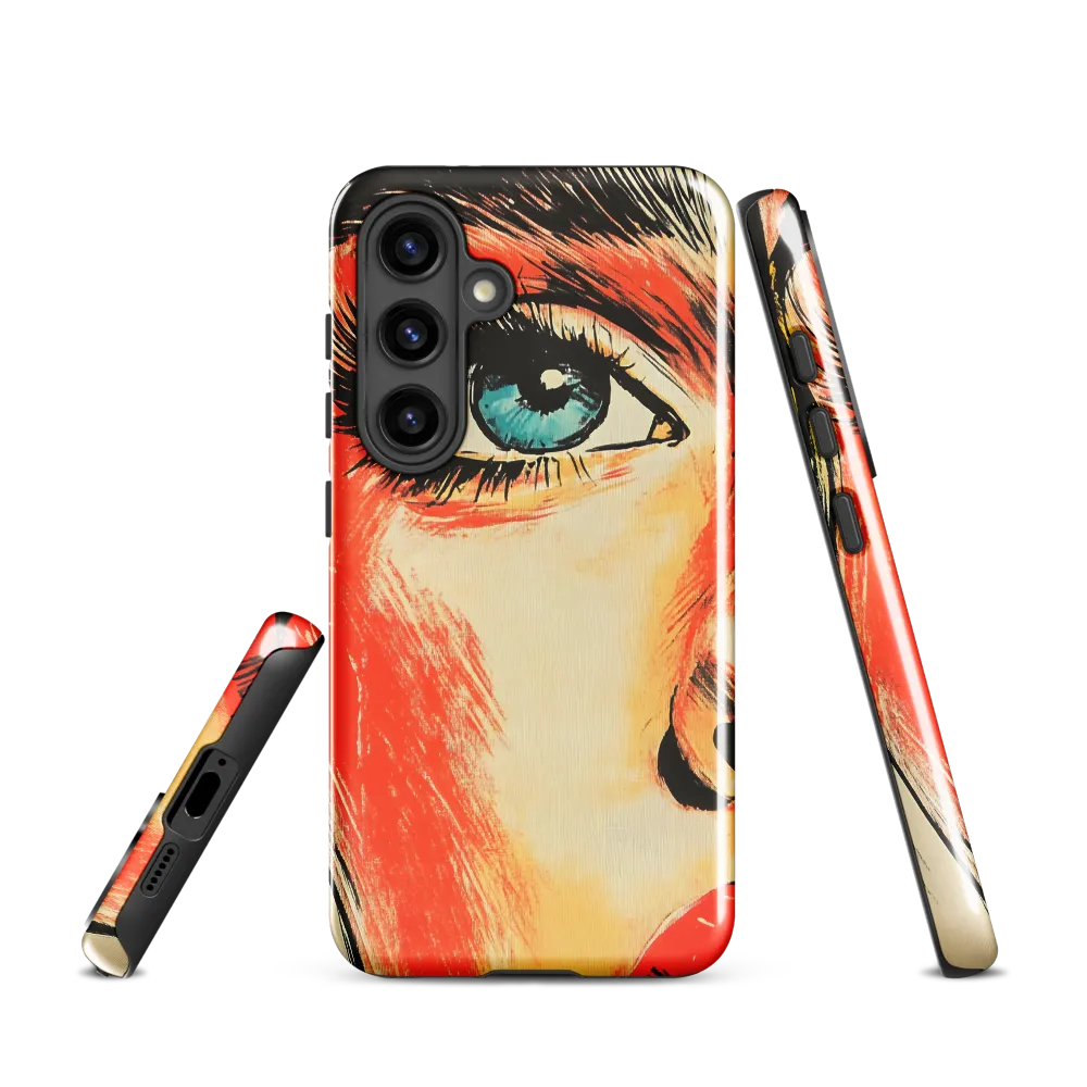 Intense Gaze: A Pop Art Portrait