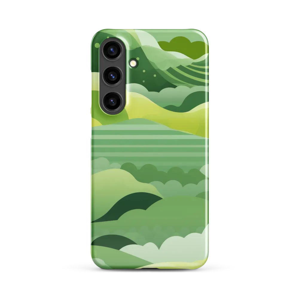 Tranquility in Green Waves
