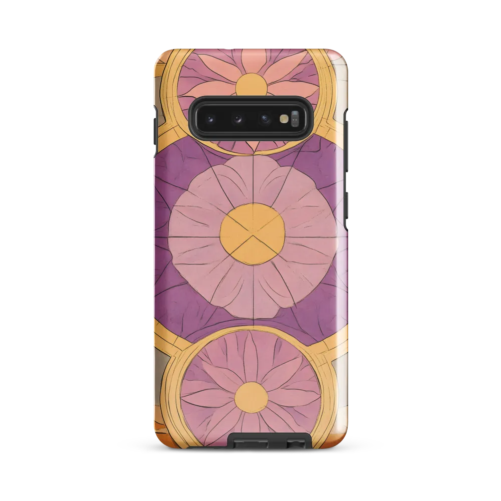 Serenity in Floral Geometry | Phone Case |  S10 Plus | Tough Case | Glossy