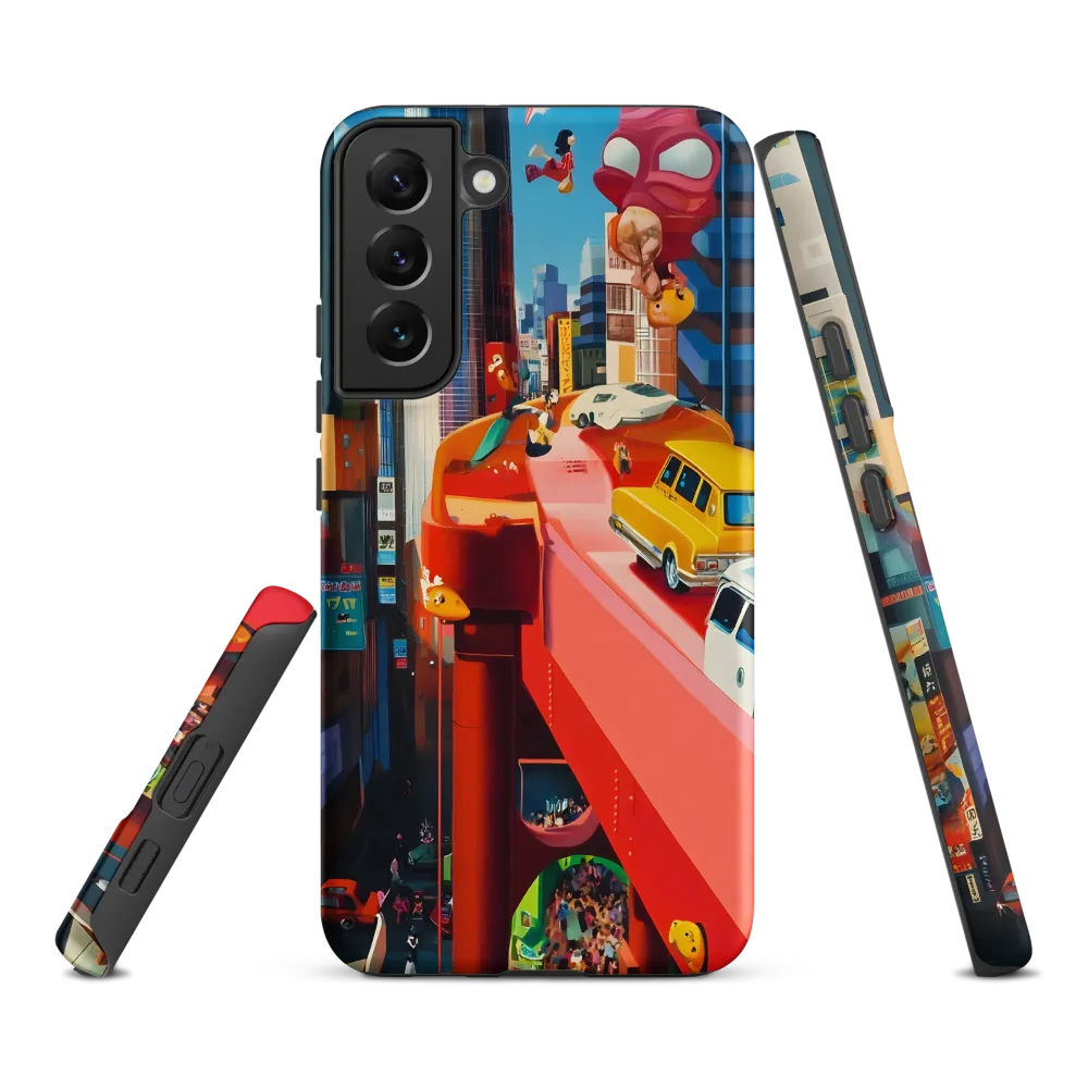 Urban Whimsy: A Colorful Cityscape