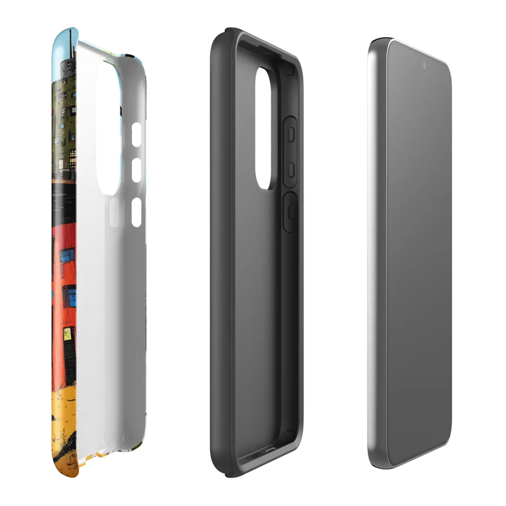 Futuristic Urban Dreamscape | Phone Case |  S23 Plus | Tough Case | Glossy