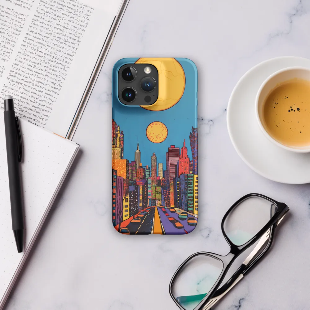 Urban Vibrance: A Pop Art Cityscape | Phone Case |  16 Pro Max | Snap Case | Matte