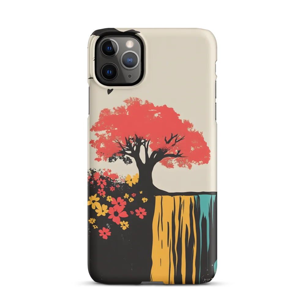 Serene Cascade of Colors