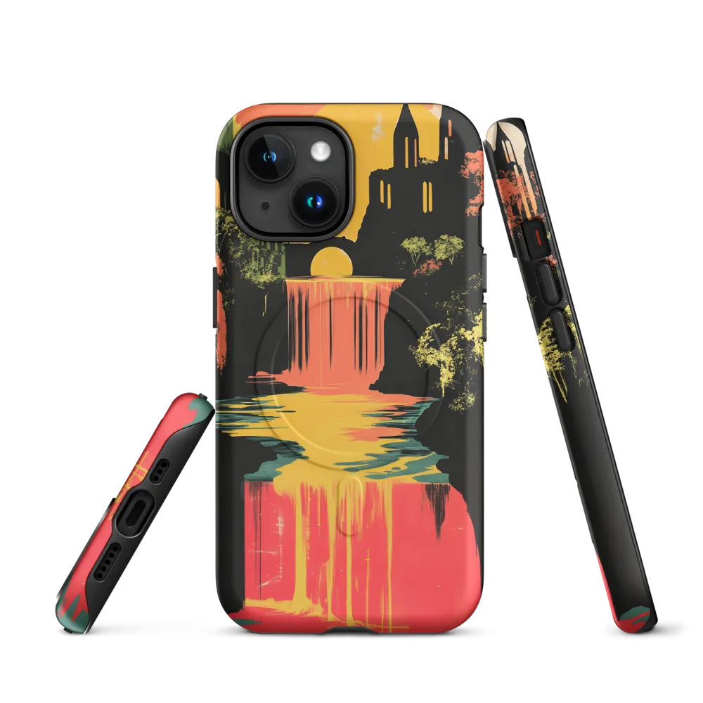 Elysian Echoes: A Surreal Reflections | Phone Case |  15 | MagSafe® Tough Case | Matte
