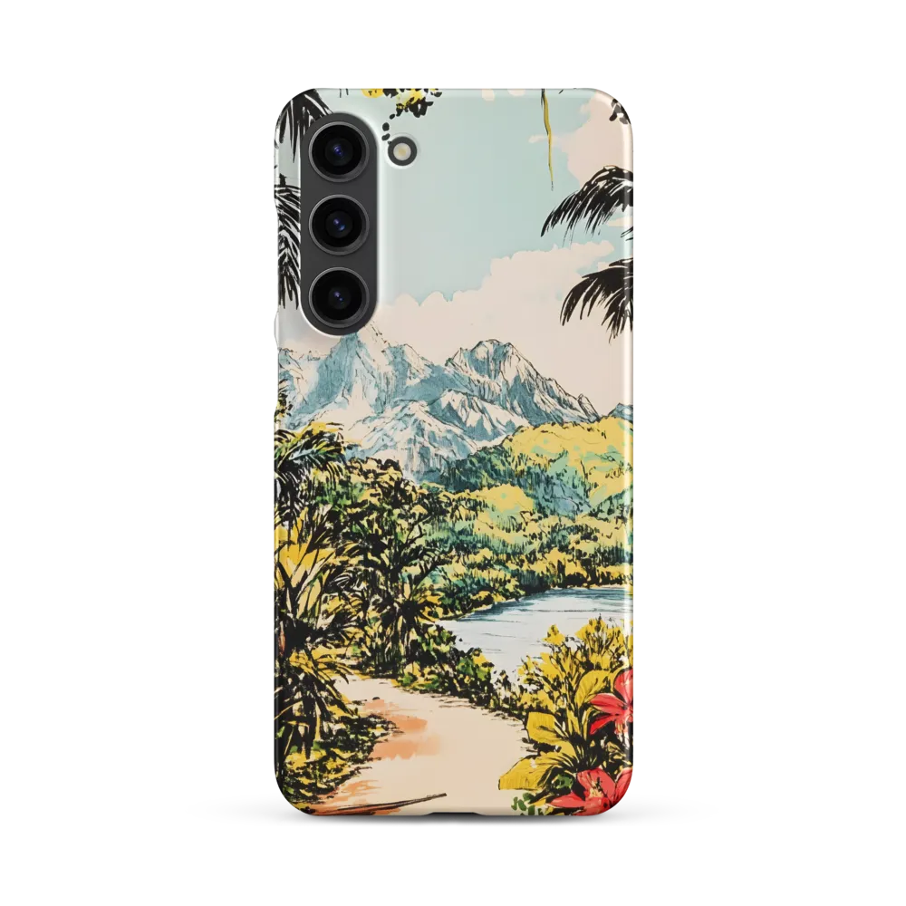 Tropical Serenity | Phone Case |  S23 Plus | Snap Case | Matte