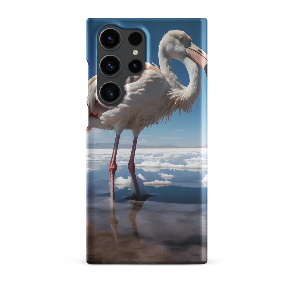 Graceful Solitude of a Flamingo