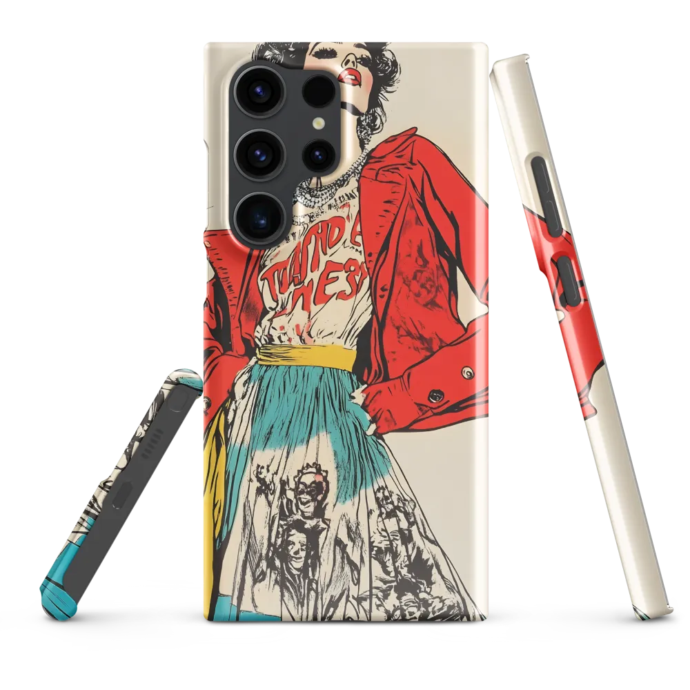 Vibrant Elegance: A Pop Art Fashion Statement