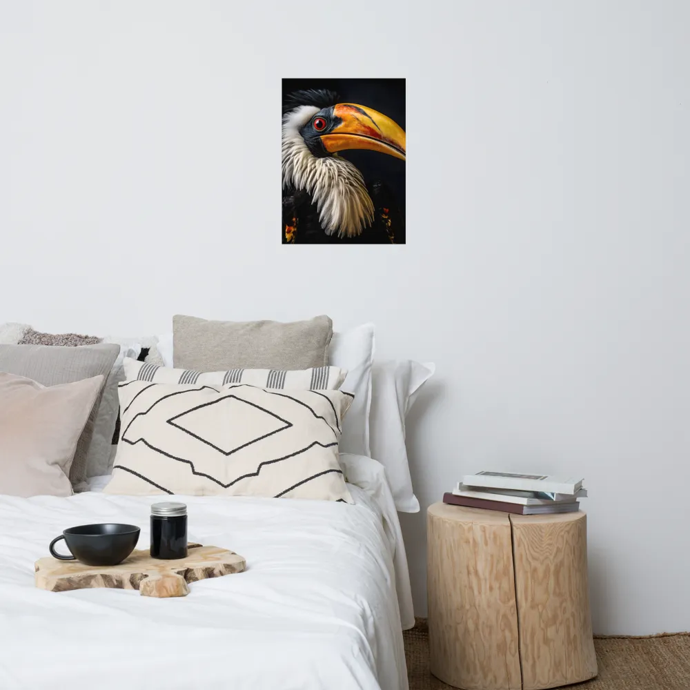 Majestic Hornbill Portrait | Poster | 18″×24″