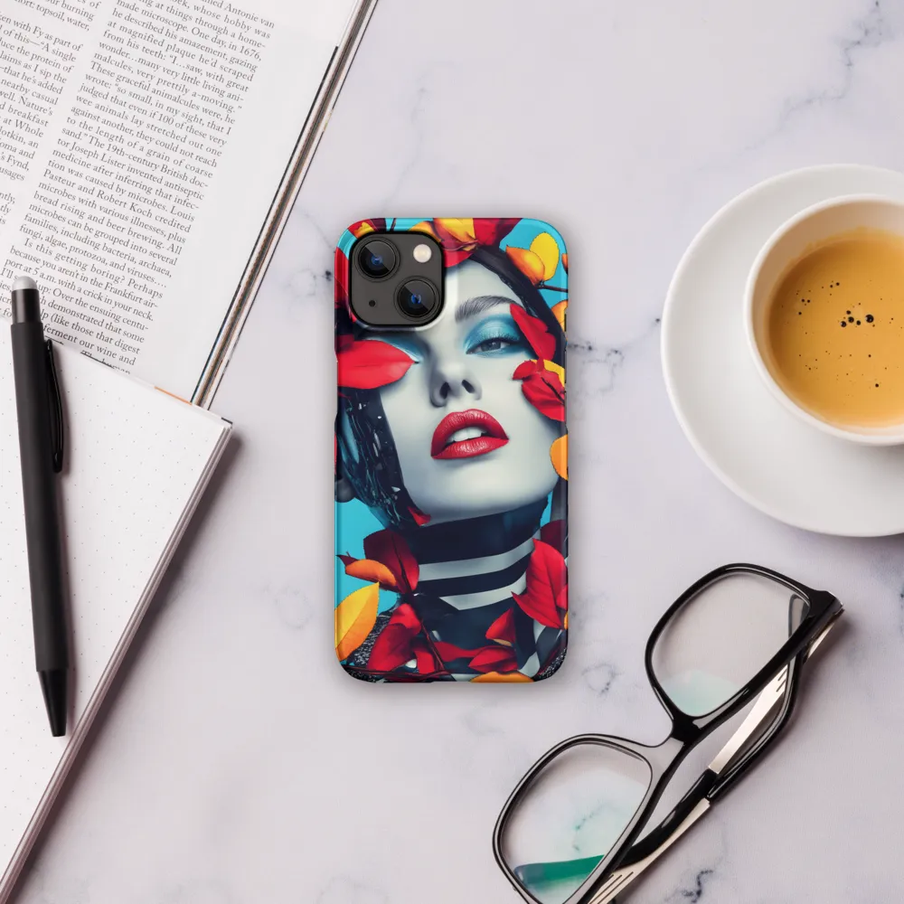 Futuristic Fusion: Nature Meets Technology | Phone Case |  13 | Snap Case | Matte