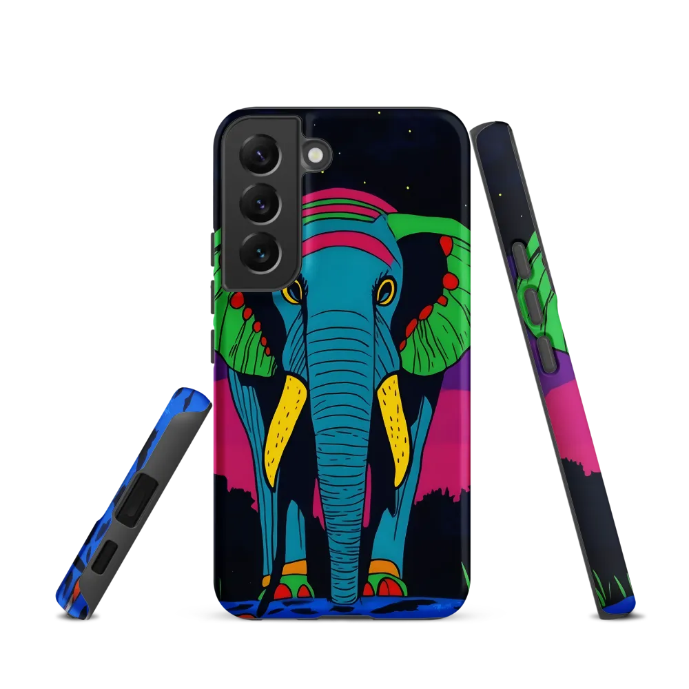 Whimsical Majesty: The Vibrant Elephant