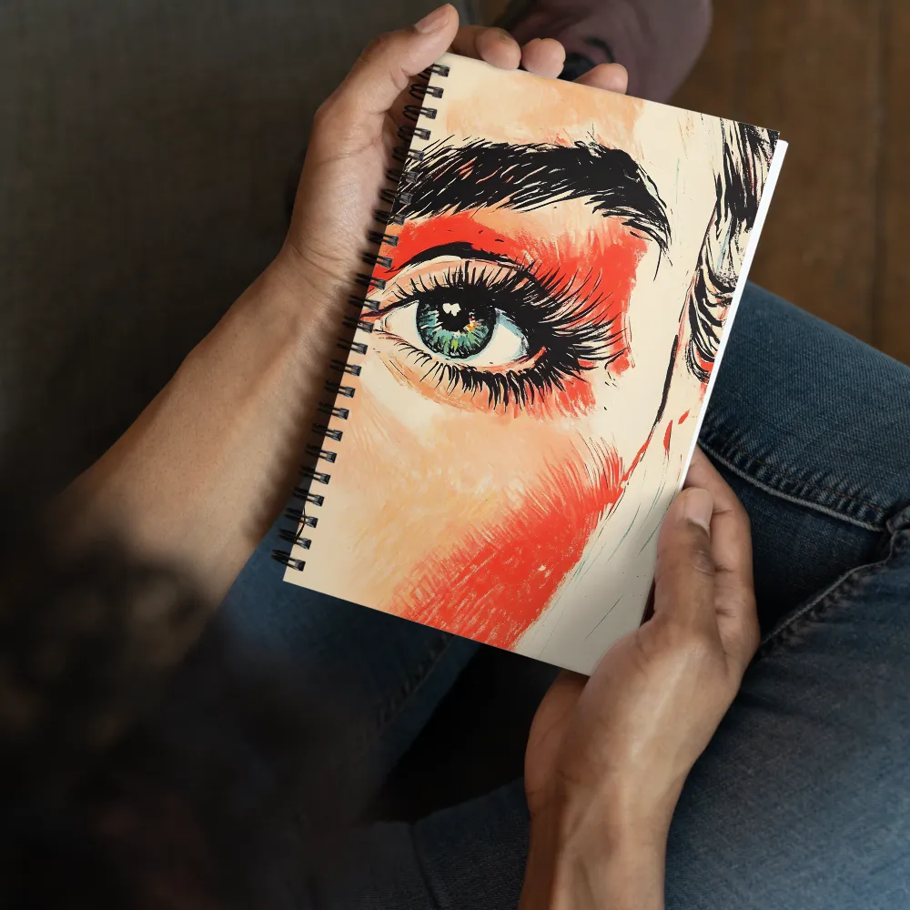 Gaze of Emotion | Spiral Notebook