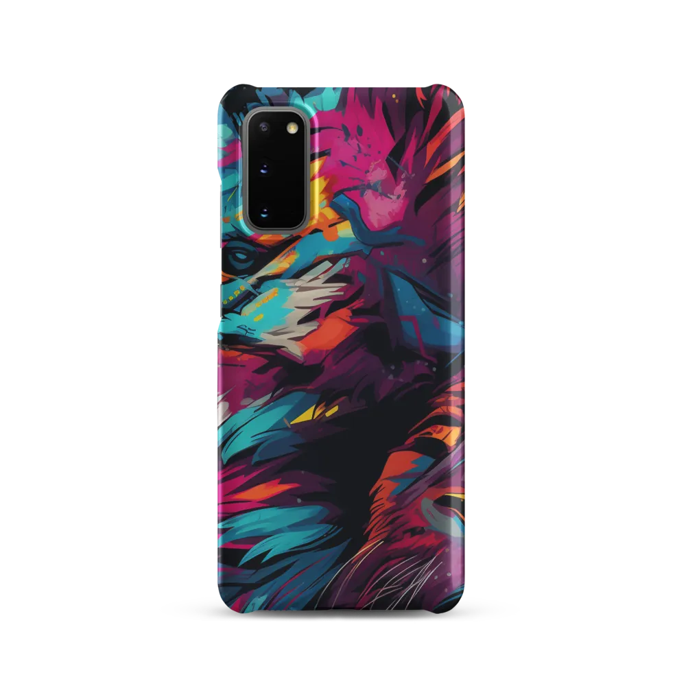 Vivid Majesty: The Modern Lion | Phone Case |  S20 | Snap Case | Matte