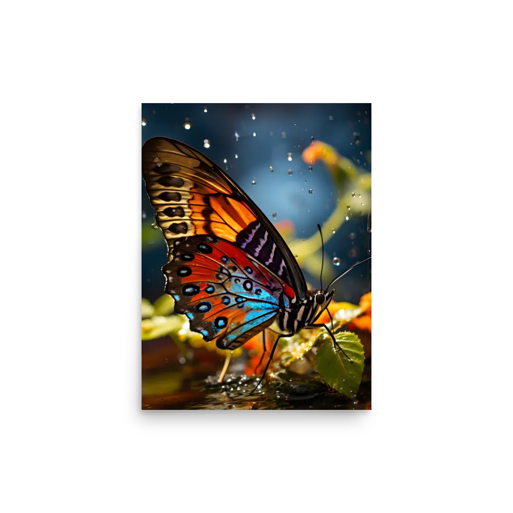 Dance of Colors: The Butterfly's Elegance | Poster | 12″×16″