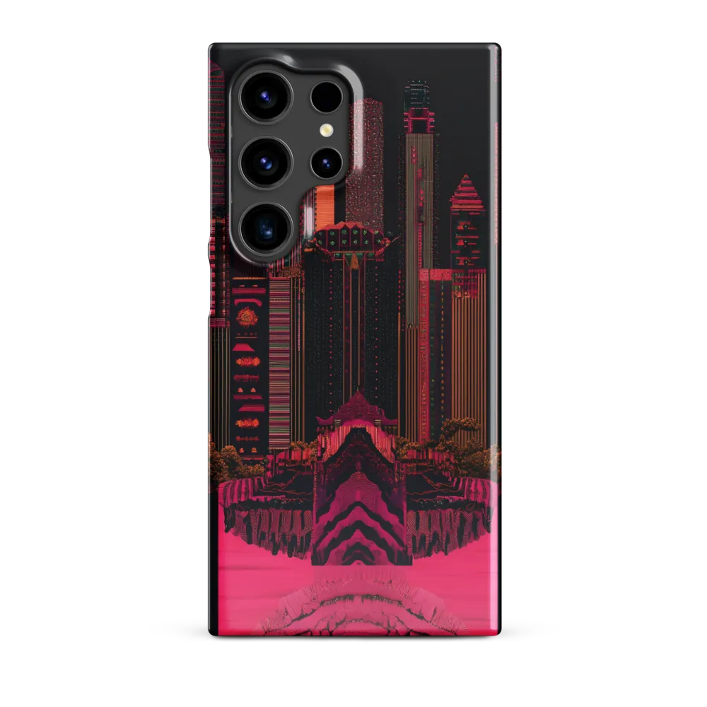 Urban Fusion: A Vibrant Dreamscape | Phone Case |  S24 Ultra | Snap Case | Glossy