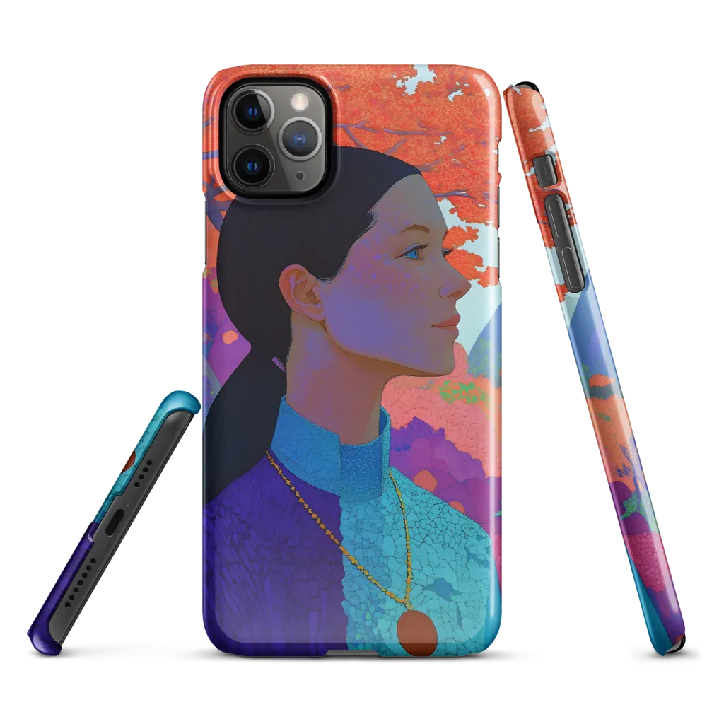 Harmony in Color: A Portrait of Serenity | Phone Case |  11 Pro Max | Snap Case | Glossy