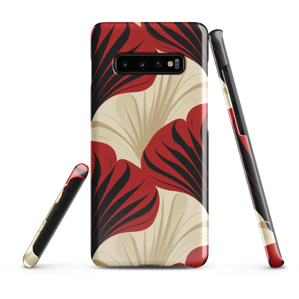 Elegance in Bloom: An Art Deco Floral Reverie | Phone Case |  S10 Plus | Snap Case | Glossy