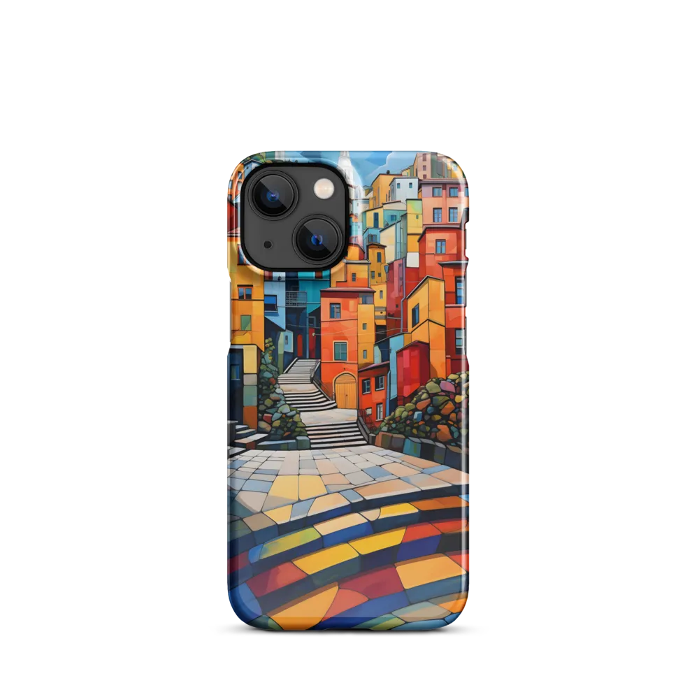 Vibrant Village: A Cubist Journey