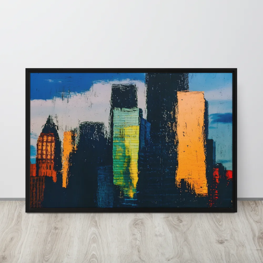 Reflections of Tranquility | Canvas with Black Frame | 24″×36″