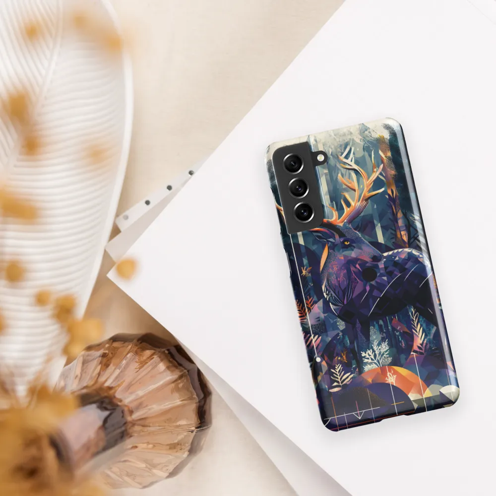 Majestic Serenity: A Geometric Forest Encounter