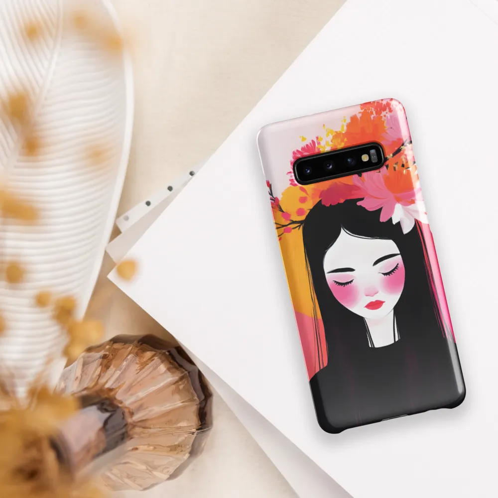 Serenity in Bloom | Phone Case |  S10 Plus | Snap Case | Glossy