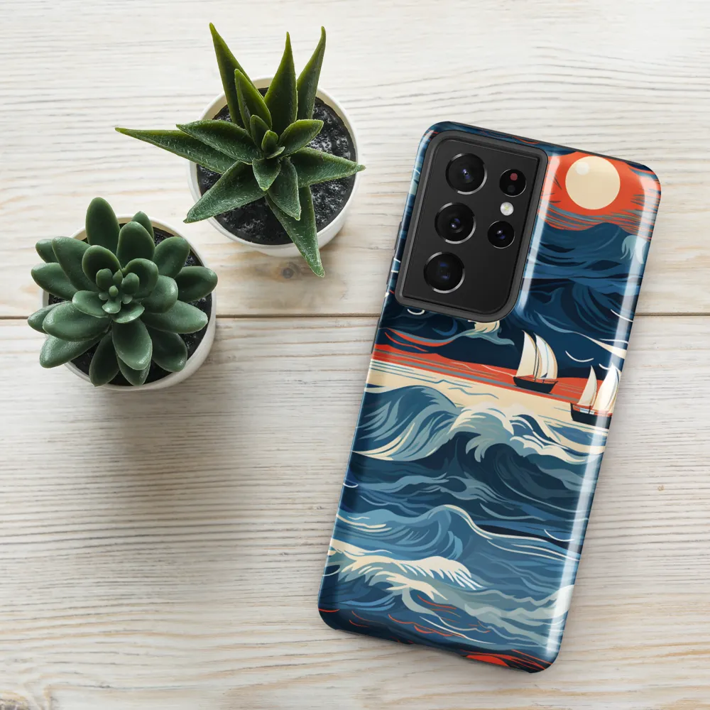 Ocean Whispers: A Voyage at Dusk