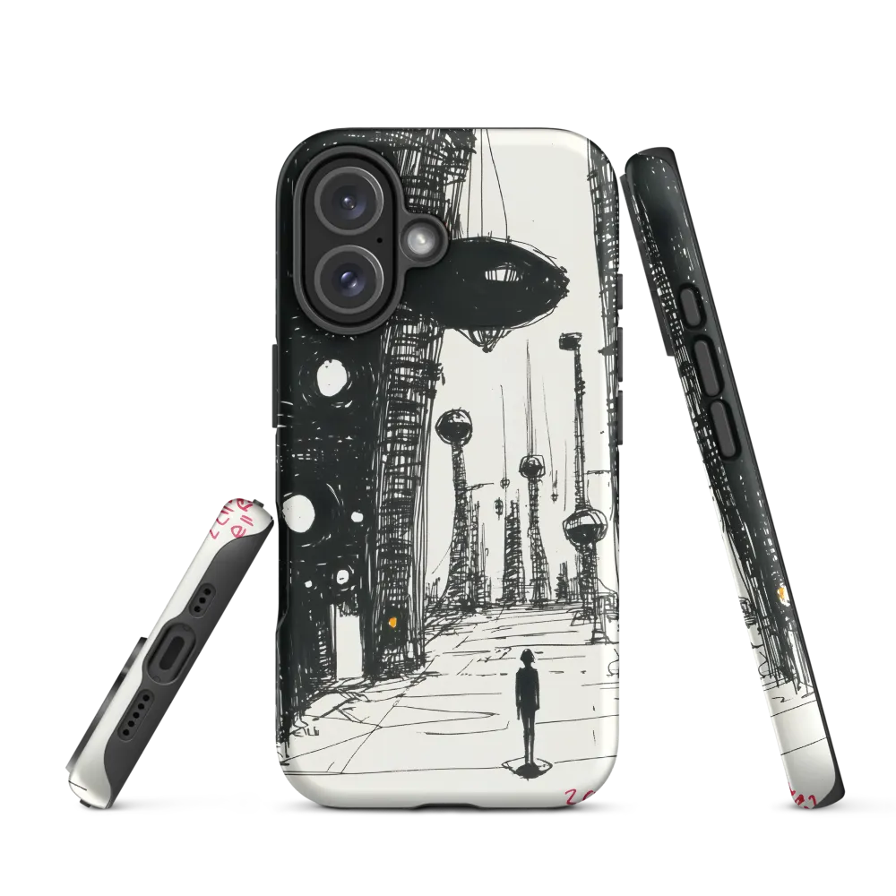 The Echoing Silence of Tomorrow | Phone Case |  16 | Tough Case | Matte