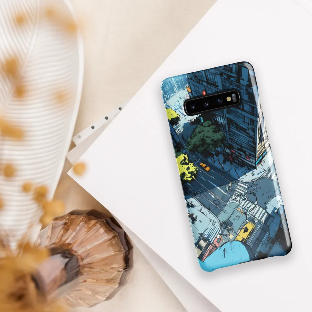 Urban Pulse: A Bird's Eye View | Phone Case |  S10 Plus | Snap Case | Glossy