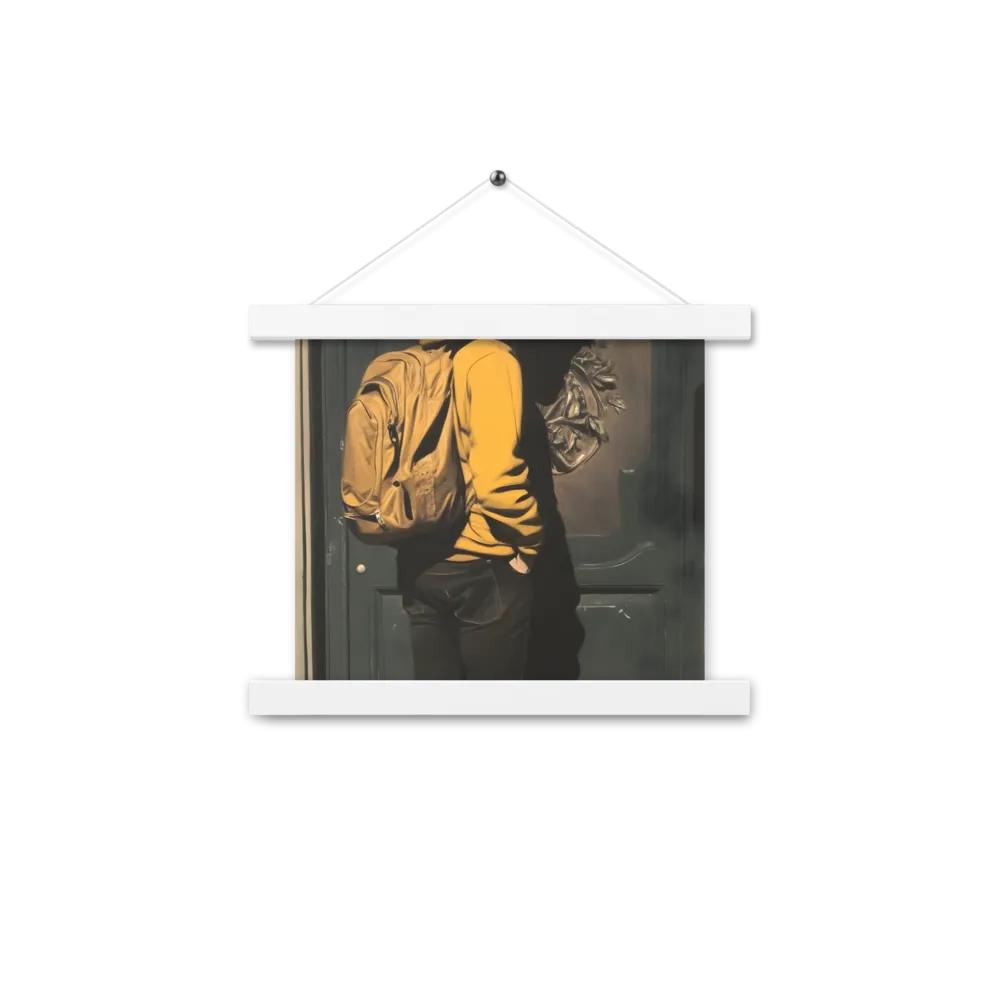Silent Reflection | Poster With White Wood Hanger | 10″×10″
