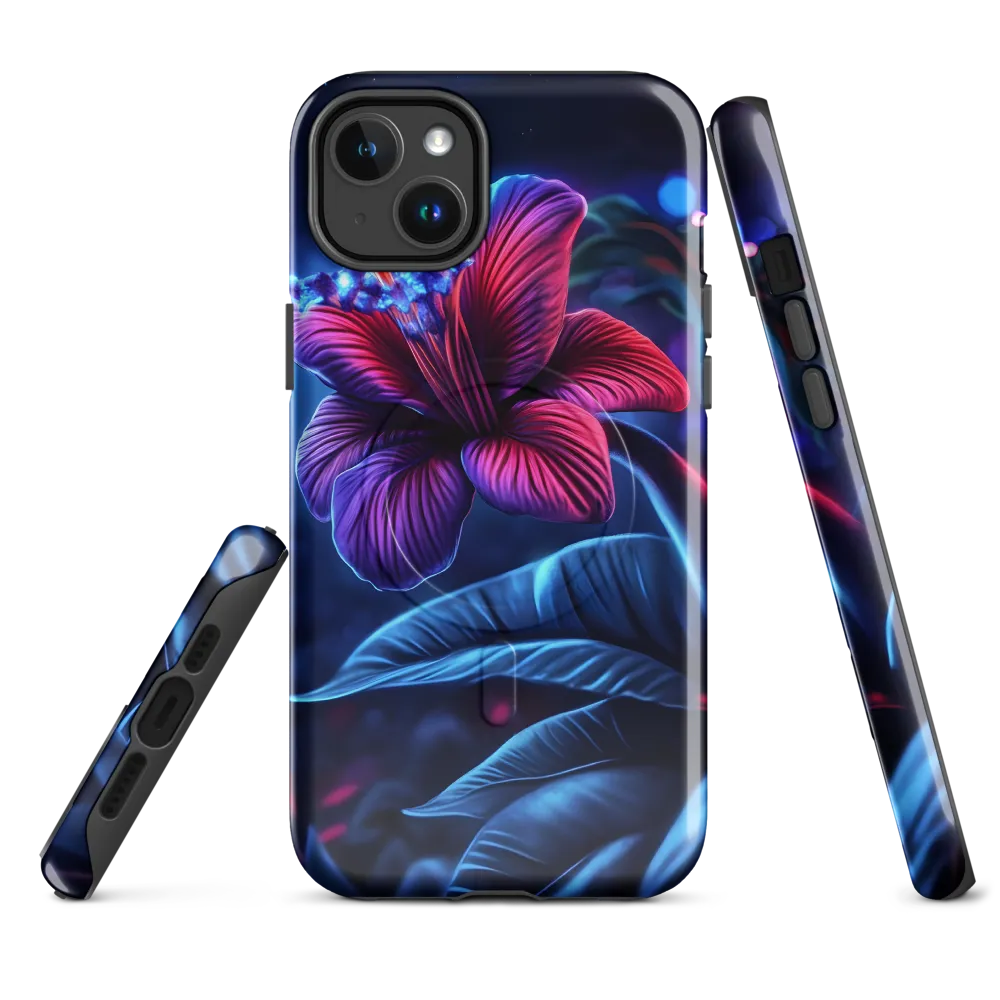 Illuminated Serenity: The Surreal Blossom