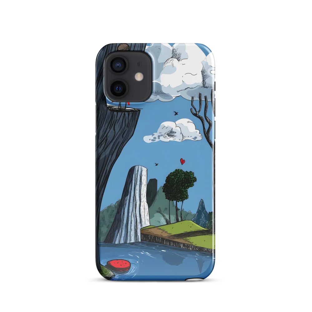 Whimsical Cliffside Reflections