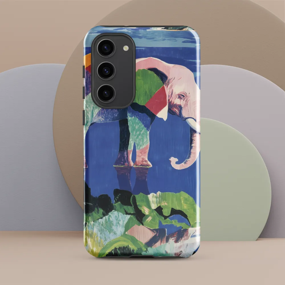 Serenity in Color: The Elephants of Reflection