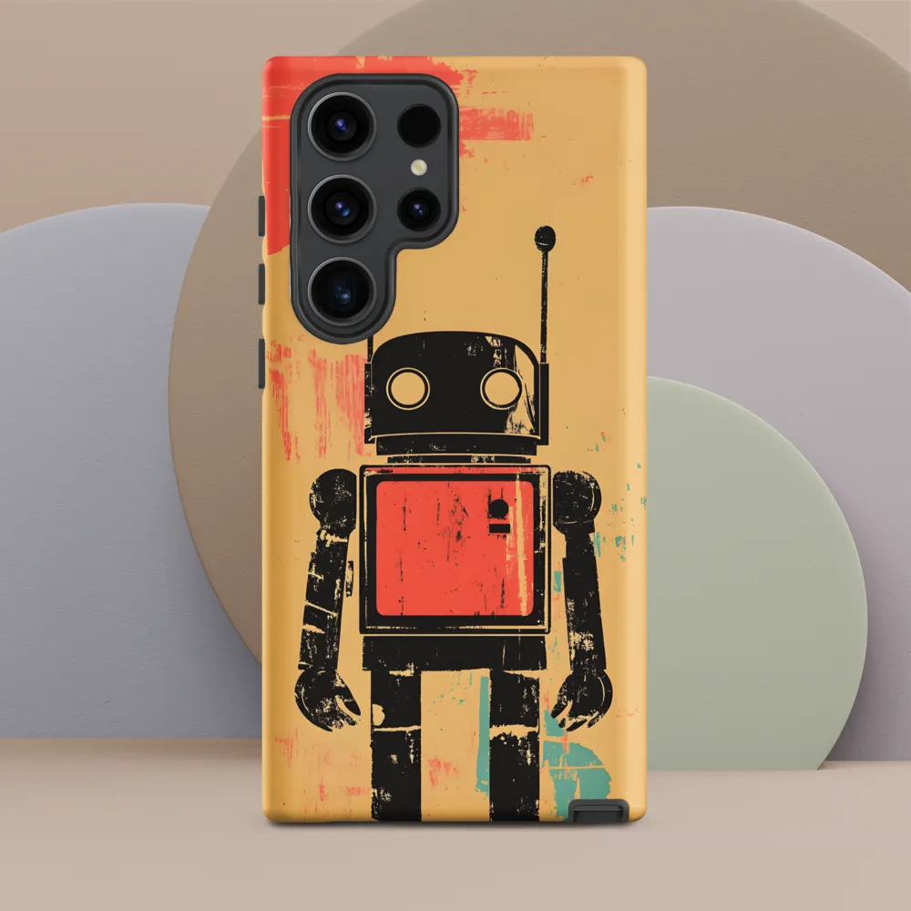 The Retro Robot | Phone Case |  S23 Ultra | Tough Case | Matte