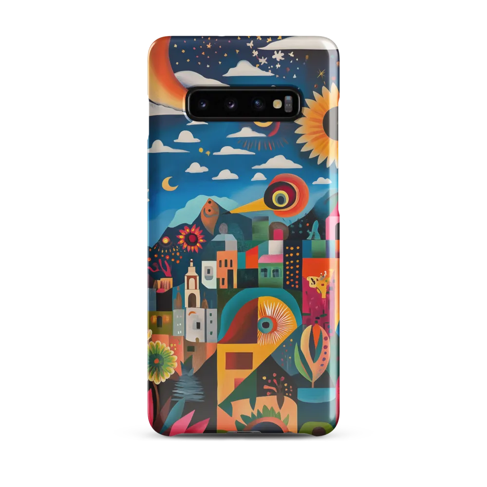 Whimsical Vibrance | Phone Case |  S10 Plus | Snap Case | Glossy