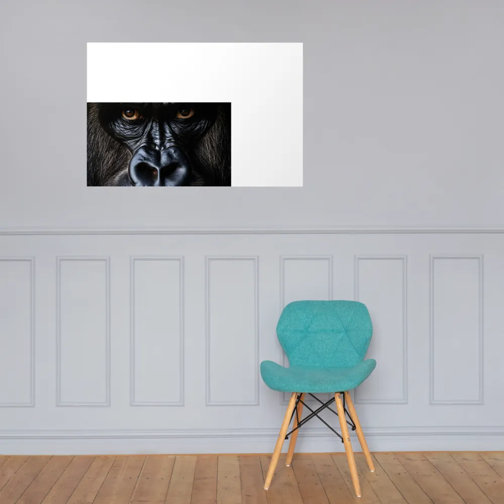 Gaze of the Wild: A Gorilla's Portrait | Poster | 24″×36″